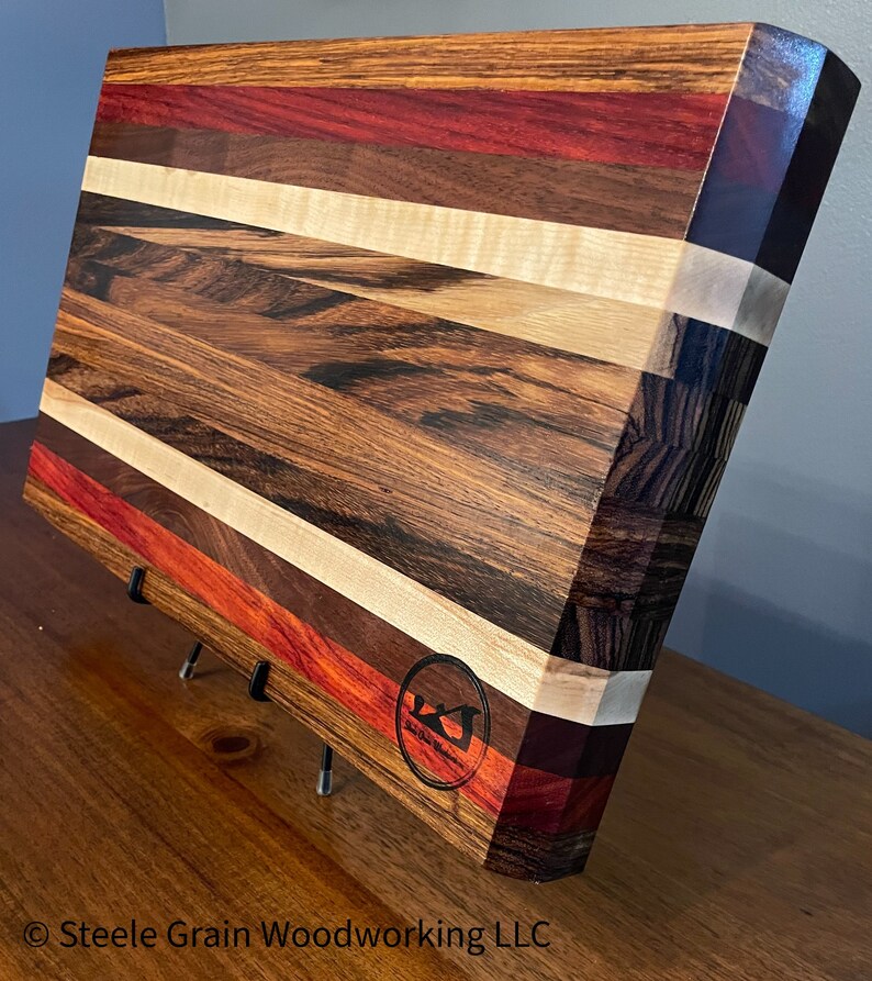 Zebra Wood Cutting Board Etsy