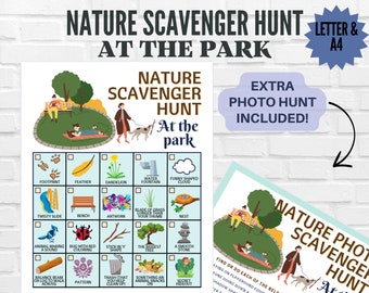 caccia al tesoro nella natura stampabile, caccia al tesoro all'aperto per bambini, giochi per famiglie, fogli attività stampabili, caccia al tesoro, attività estive