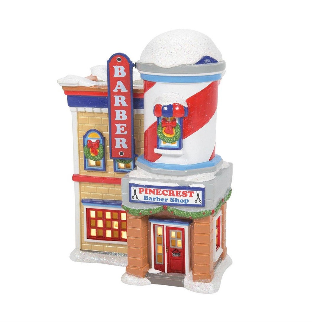 Pinecrest Barber Shop Peanuts Village Etsy