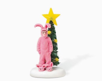 Department 56 Christmas Story Village Pink Nightmare Accessory Figurine