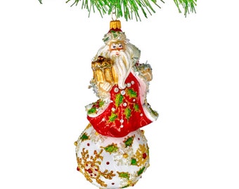 Heartfully Yours Ornament - Longchamp Santa By Christopher Radko 2022 Brand New