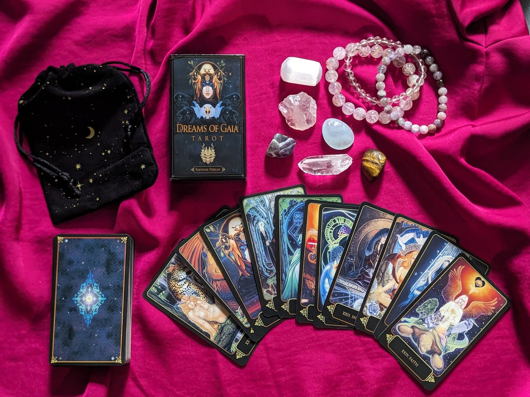 Dreams of Gaia Tarot Deck Gift Set Etsy