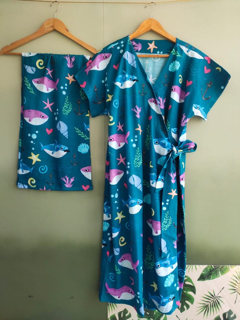 Shark Robe Delivery Robe and Gown Set - Shark Edition - Shark Quest | Matching T ...
