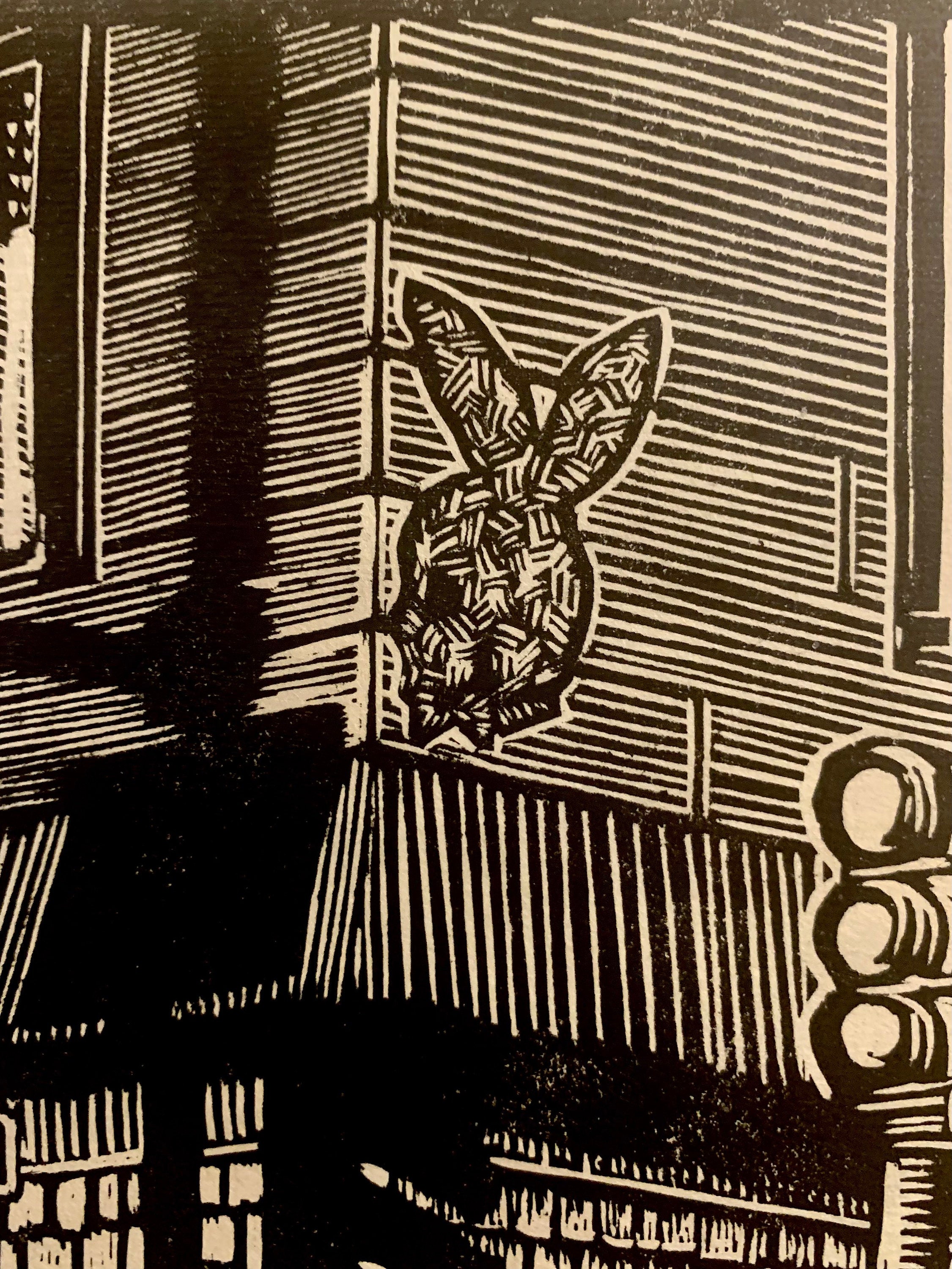 Zeitgeist Sf Zeitgeist SF- Artist Proofs- Original Linocut, Handprinted, Dive Bar ...
