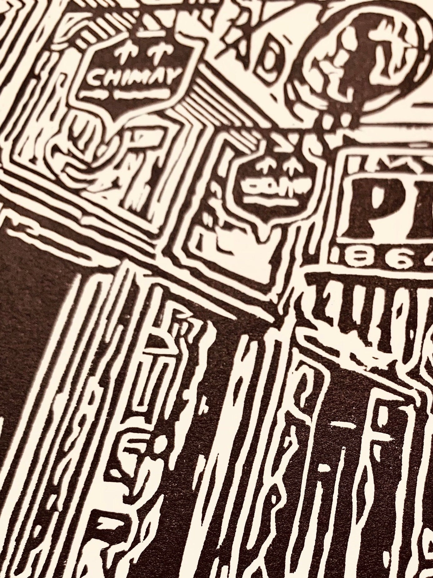 Toronado SF- Original Linocut, Handprinted, Dive Bar, San Francisco ...