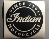 INDIAN MOTORCYCLE LOGO 2 Permanent Vinyl Decal