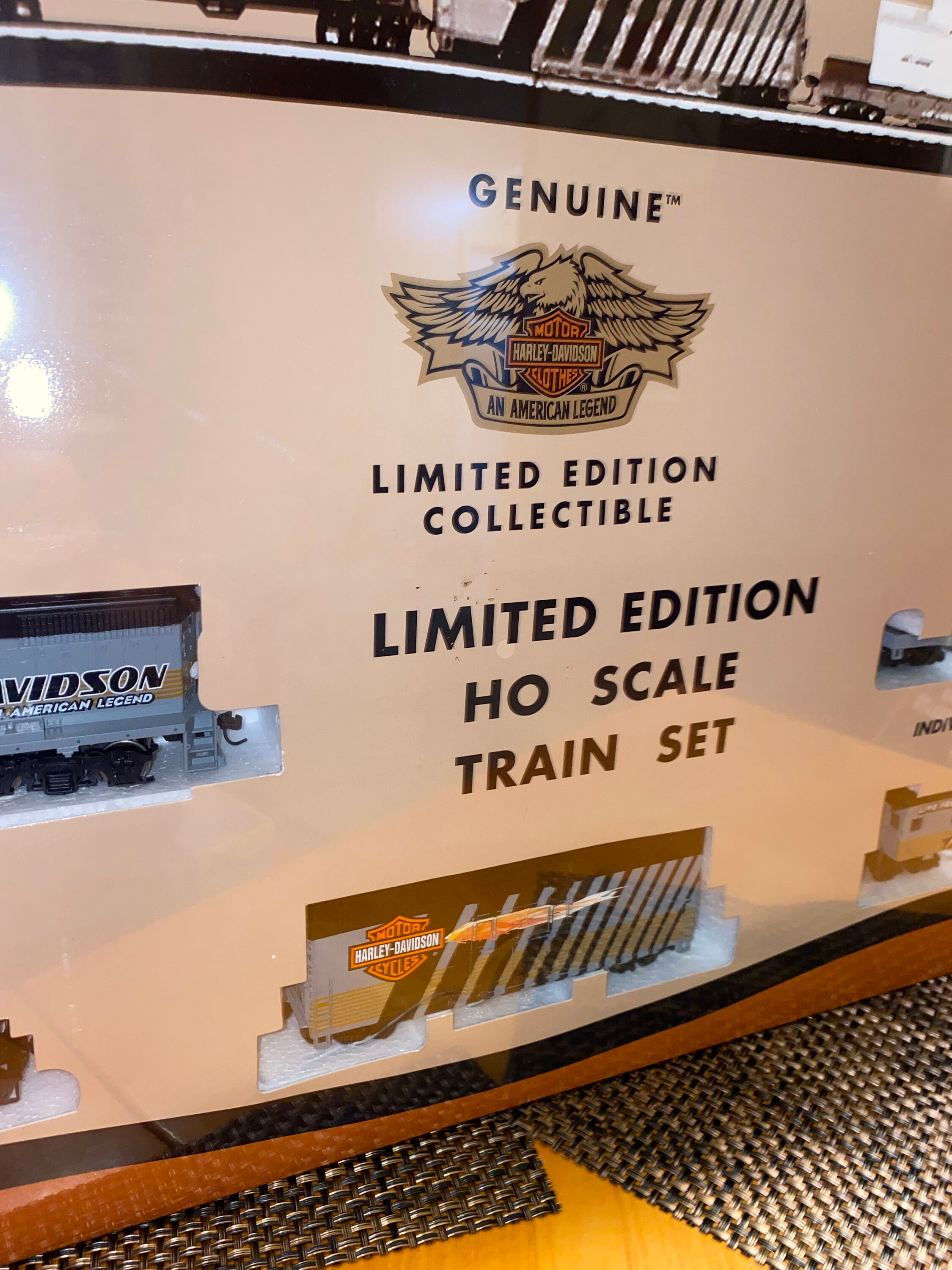 Harley davidson cheap train set