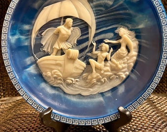 Incolay Cameo Plate Etsy