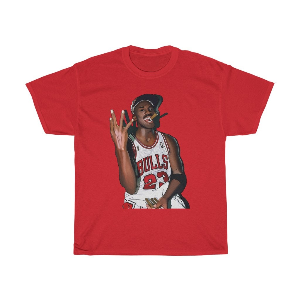 Michael Jordan Smoking Cigar Shirt