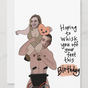 Carte d'anniversaire de fiancé d'Alina et Caleb de 90 jours - TÉLÉCHARGEMENT NUMÉRIQUE !