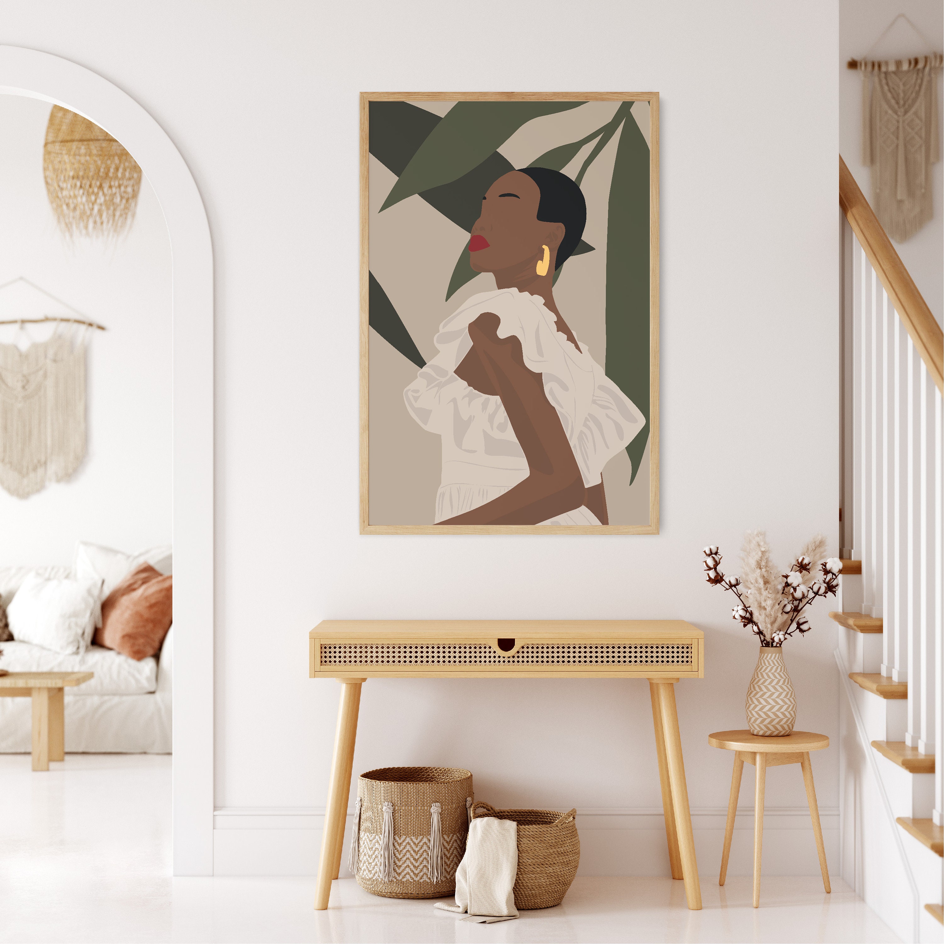 African American Women Art Afro Women Black Girl Wall Art Etsy UK