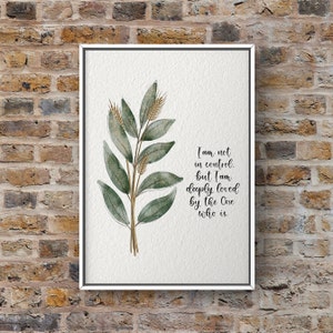 Art print, poster, postcard for printing with Christian saying