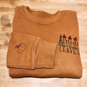 Fall sweatshirt, Autumn sweatshirt, Farm Fresh Autumn Harvest sweatshirt, cute fall sweatshirt, pumpkin sweatshirt, embroidered sweatshirt