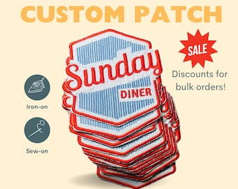 Patch brodé personnalisé