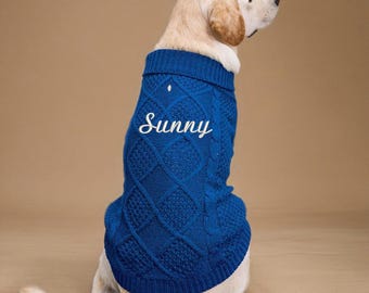 Custom Embroidered Dog Sweater