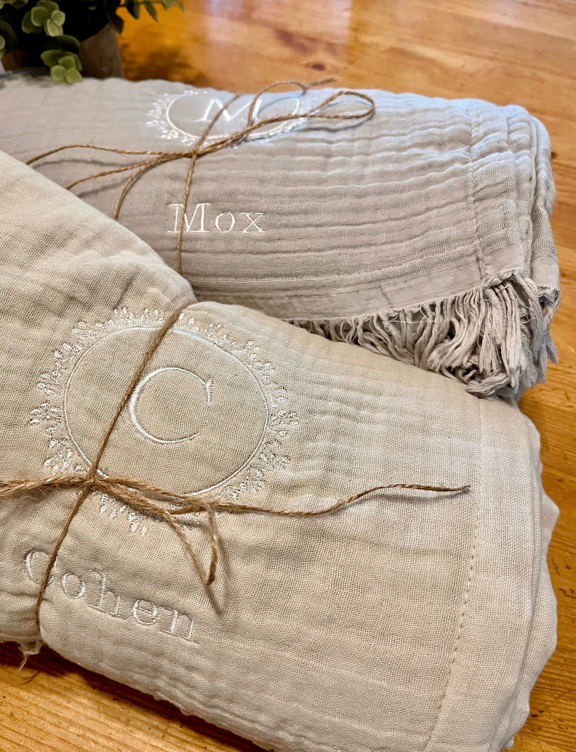 Custom throw blanket