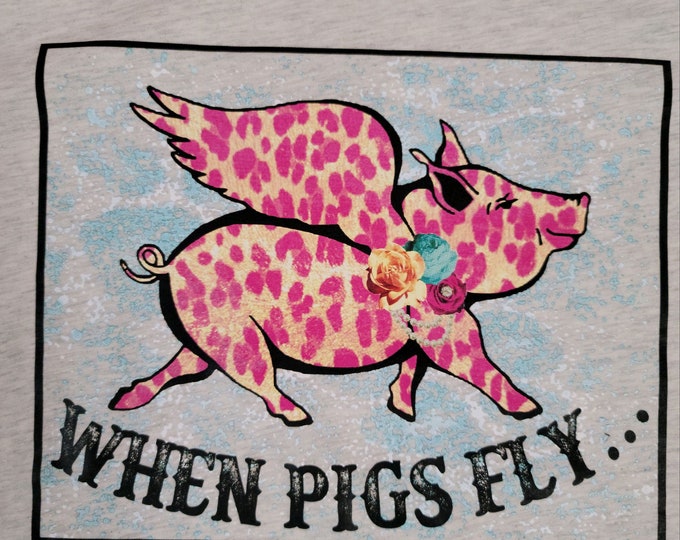 When Pigs Fly Pink Leopard