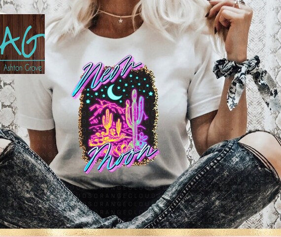 Neon moon shirt Clearance