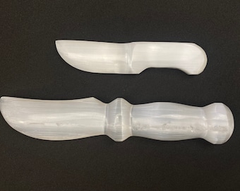 Cuchillo de selenita - 2 tamaños