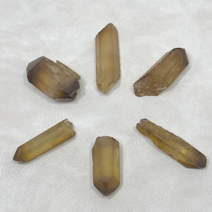 Puntas de citrino naturales