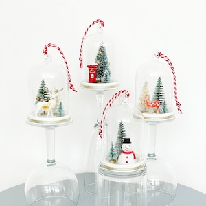 Christmas Cloche Hanging Decorations