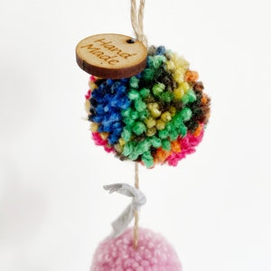 Boho Pom Pom and Bell Garland No.2 image 6