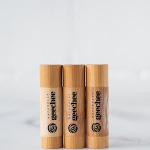 Organic Lip Balm, Natural Chapstick, Chapstick, Heal Chapped Lips, Lip Protection, Natural Lipstick, Bamboo Tubes, Sustainable Packaging