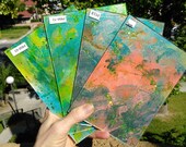 METALLIC TURQUOISE with Yellow or with Peach By Makena Tile