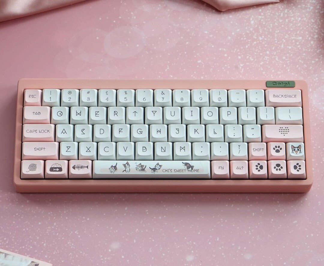 Cute Chiko chicken to light up your keyboard >o< Anyone like these little  pastel keycaps? 🙋‍♀️ : r/MechanicalKeyboards