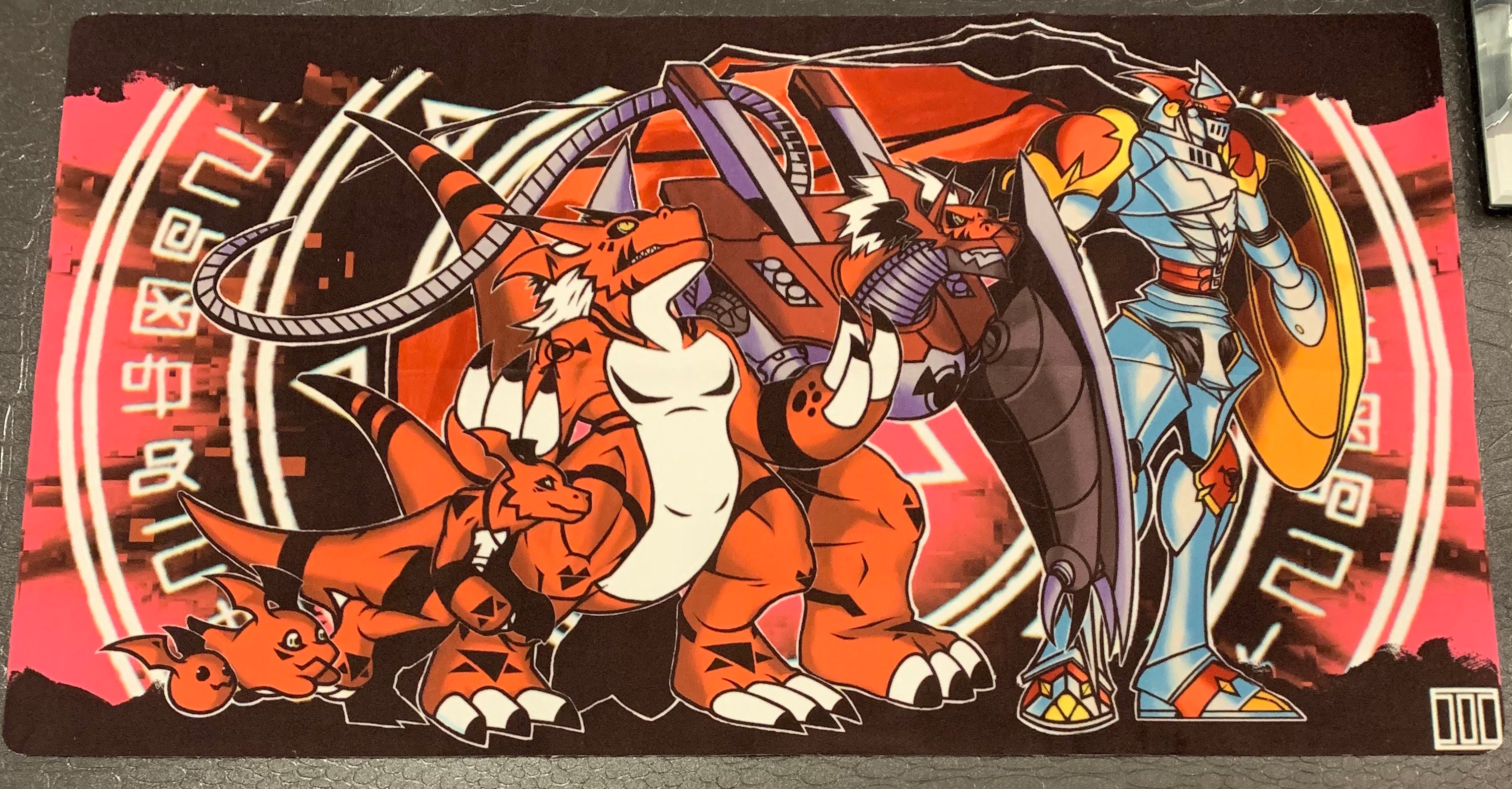 Digimon playmat Guilmon 1player Etsy