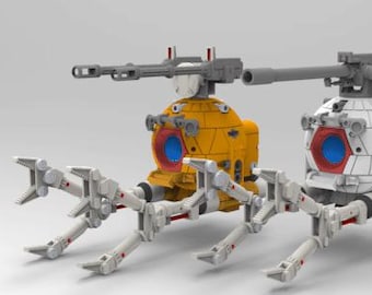 GUNDAM RB-79K Ball K Type_27 Articulated Parts - STL File Only