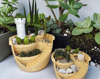 Unique 3D Printed Indoor/Outdoor plastic pots VASE- STL File Only