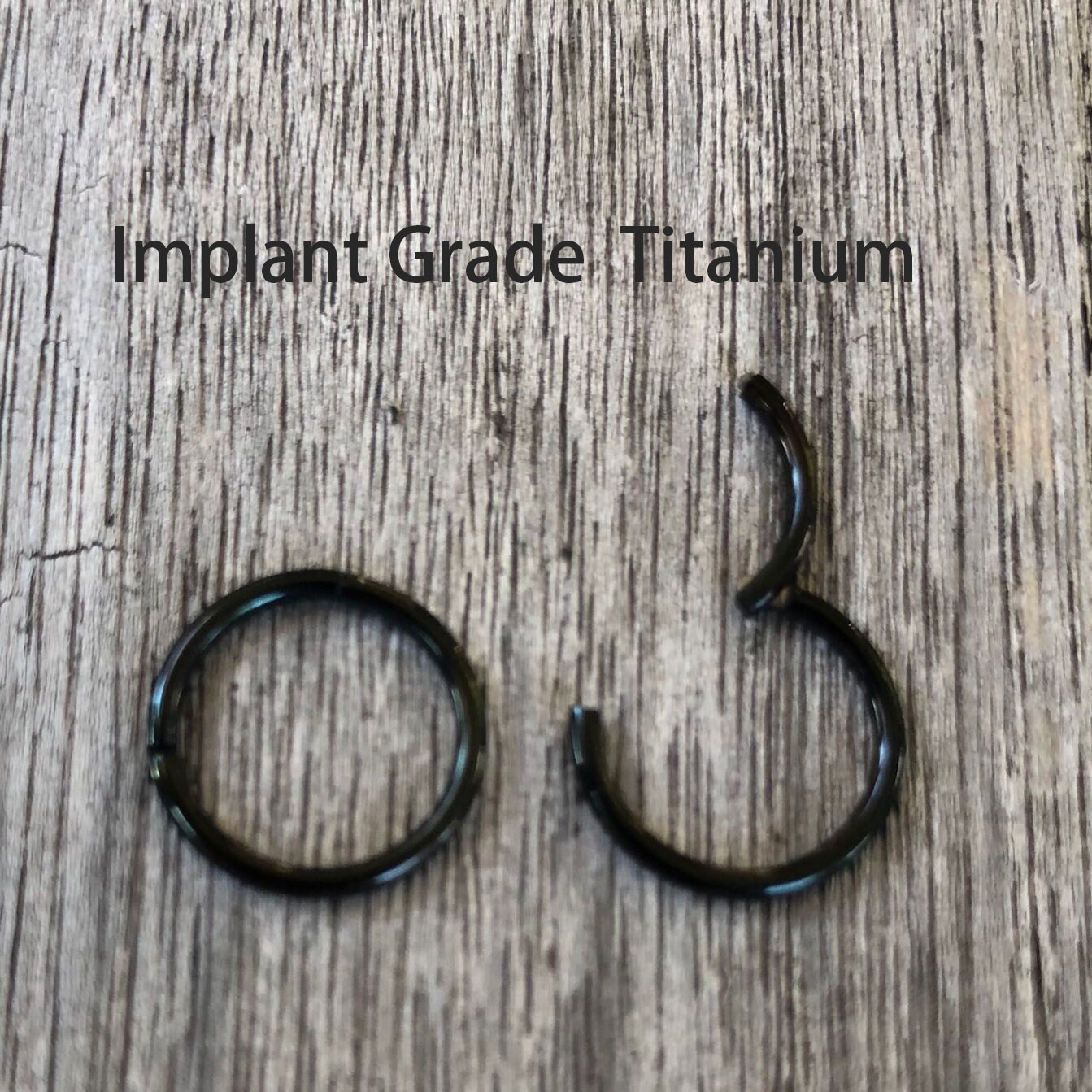 Black hinged nose ring best sale