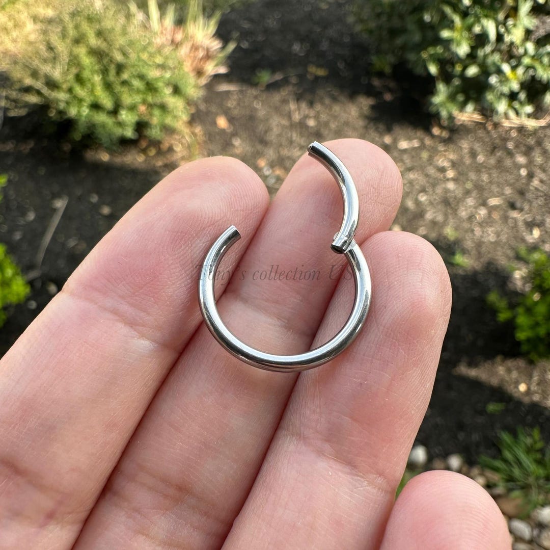 Septum Piercing 00G/0G/2G/4G/6G/8G/10G/12G Implant Grade Titanium