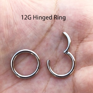 Gauged Septum Ring Etsy Singapore