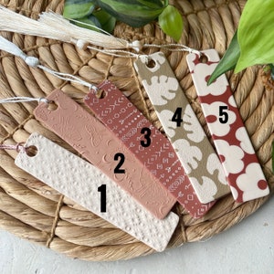 Bookmark Polymer Clay Bookmark Book Accessories Student - Etsy