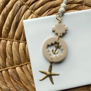 Coastal Cowgirl Car Charm, Boho Beach Decor, Western Car Accessories, Chic Car Charm, Rearview Mirror Hanger, Essential Oil Diffuser