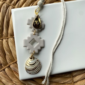 Coastal Cowgirl Car Charm, Boho Beach Decor, Western Car Accessories, Chic Car Charm, Rearview Mirror Hanger, Essential Oil Diffuser
