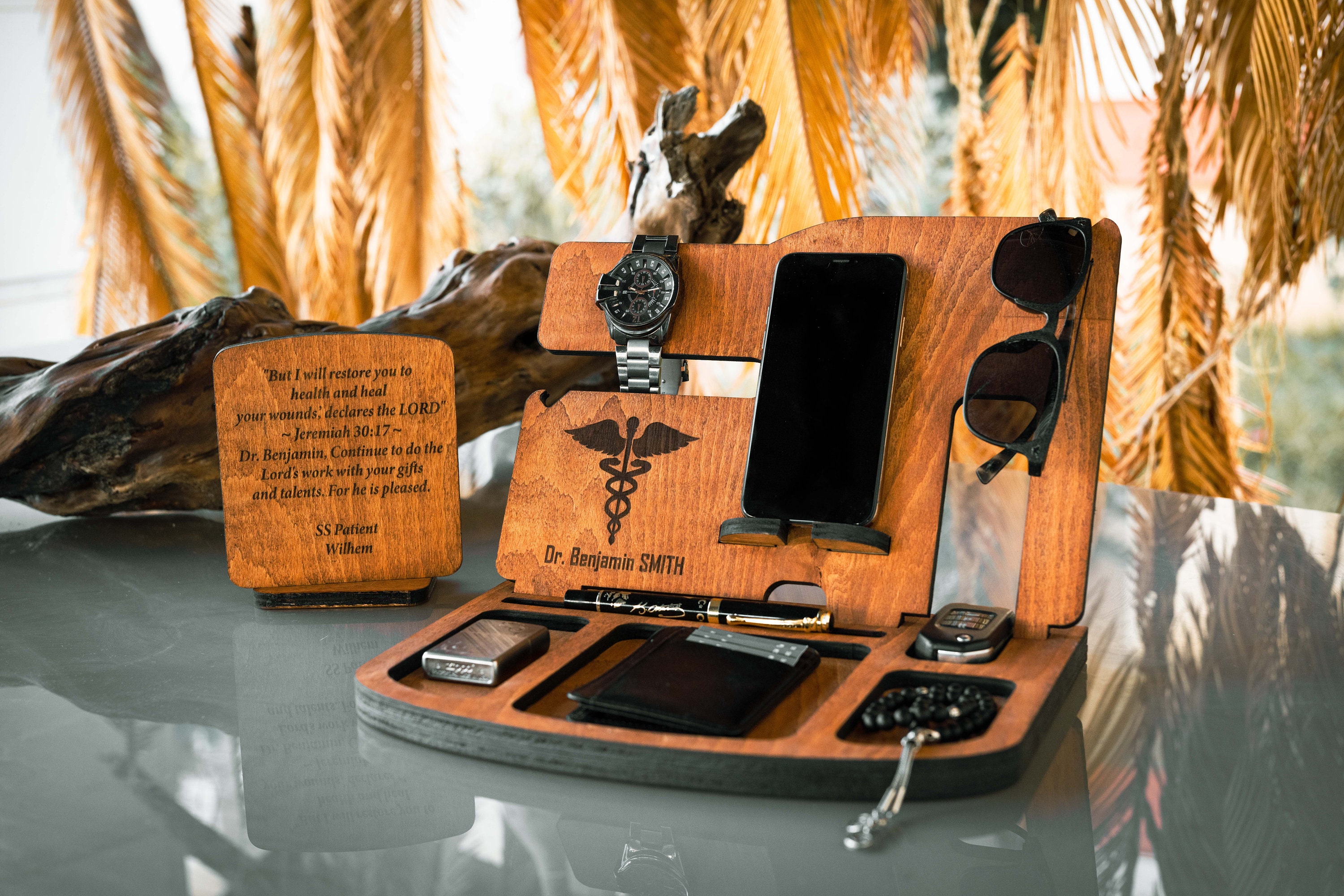 Docking Station Gift for Him Storage and Organizer for Men Etsy