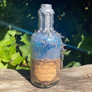 Potion for Dreamless Sleep | Magical Apothecary Potion Bottle | Witch & Wizard Potion | Bookshelf Decor | Apothecary Jar |NOT COLOR CHANGING