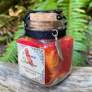 Phoenix Feathers | Potion Ingredient | Magical Apothecary Potion Bottle | Witch and Wizard Potion