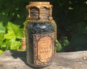 Dark Herbology Potion | Decorative Bottle | Prop Ingredient | Wizard Fantasy Decor