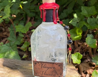 Vampire Venom | Decorative Potion Bottle | Gothic Horror Halloween Decoration