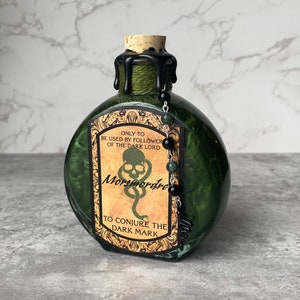 Dark Magic Potion | Color Changing Potion | Magical Apothecary Potion Bottle | Witch and Wizard Potion