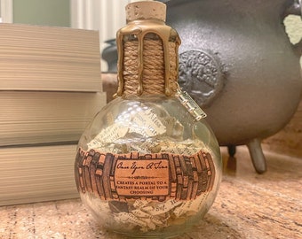 Reading Potion | Fantasy World | Magical Apothecary Potion Jar | Bookshelf Decor | Vintage Books