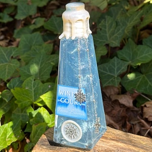 Winter Court | Faerie Essence | Color Changing Potion | Magical Apothecary Potion Bottle | Faerie Potion | Fantasy Book Worlds | Fae Courts
