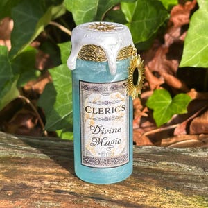 Cleric's Magic DICE Potion | Color Changing TTRPG Bottle | Fantasy Prop Decor