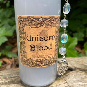 Unicorn Blood | Color Changing Potion Bottle | Potion Ingredient ...