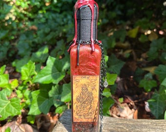 Call of the Reaper | Halloween Color Changing Decorative Potion Bottle | Gothic Horror Bookshelf Decor