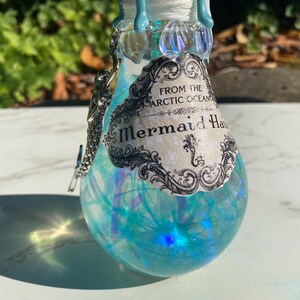 Arctic Mermaid Hair | Color Changing Decorative Fantasy Potion Bottle